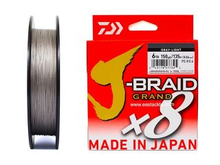 Daiwa J Braid X8 Grand Grey Light 135m